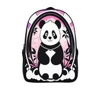 kaiyun Panda Childrens Premium Backpack Wildlife School Rucksack Travel Bag Boys Girls with Side Mesh Pocket And Zipped Pocket 16 inch