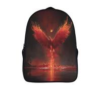 kaiyun Phoenix Kids Preschool Travel Backpack Kindergarten Flame And Transformation Schoolbag Bookbag For Girls Boys 16 inch