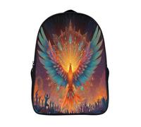 kaiyun Phoenix, People Dance in The Festive Atmosphere Children Backpack Rucksack Girls Boys Large Capacity Kids Travel Bag Lightweight for Teenagers Students 16 inch