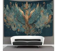 kaiyun Phoenix Tapestry,Flying Among The Clouds Art Wall Hanging Decoration for Living Room Bedroom & Dorm 70cmx100cm