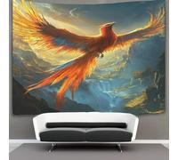 kaiyun Phoenix Tapestry Wall Hanging,Soaring in The Sky for Bedroom Decor Birthday Party Celebration Or Garden Backdrop 70cmx100cm