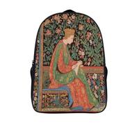 kaiyun Poets in Medieval Manuscript Illuminations Kids Children's School Backpack Bookbags Casual Travel Rucksack Boys Girls Large Capacity Daypack 39x29x16cm