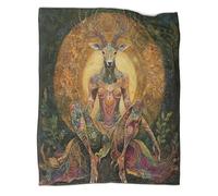 kaiyun Portrait of The Deer Goddess Throws Blankets Super Soft Lightweight Warm Comfortable Sofa Duvet Cover Travel 60x80inch(150x200cm)
