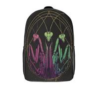 kaiyun Praying Mantis Backpack School Bags Kids,for Girls,Boys Bookbag for Elementary,Children's Rucksack 17inch