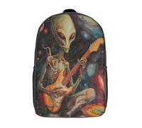 kaiyun Psychedelic Aliens Kids Preschool Travel Backpack Kindergarten Spreading The Gospel Schoolbag Bookbag For Girls Boys 17inch