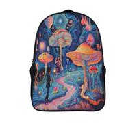 kaiyun Psychedelic Pattern - Strange Mushrooms Children's Backpack,Kids Schoolbag Students Bookbag for Boys Girls,16 inch