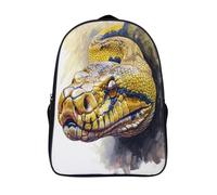 kaiyun Python Kids Travel Backpack,Large Capacity Bag For Girls Boys Teenagers Breathable Design Animal Bookbag 16 inch