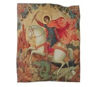 kaiyun Riding A White Horse to Kill The Azure Dragon Soft And Comfortable 3D Printed Throw Blanket for Kids Adults for Bed Sofa 60x80inch(150x200cm)