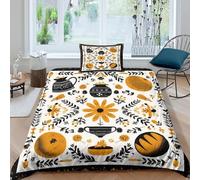 kaiyun Romanian Horse Style 3D Print Kids Bedding Set 3 Pieces Ultra Soft Microfiber Comforter Cover Quilt Cover,Shrink & Fade Resistant Single（135x200cm）