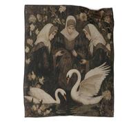 kaiyun Russian Folk Art Bedding Blanket Printed Fluffy Soft Comfortable Suitable for Sofa Bed 80x90inch(200x230cm)