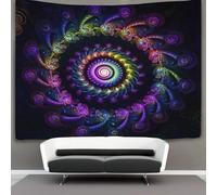 kaiyun Sacred Geometry Pattern Tapestry Spiral Pattern Tapestry Wall Hanging Tapestries for Bedroom Living Room Apartment Dorm Decorations Wall Art Decor 70cmx100cm