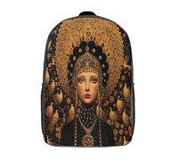 kaiyun Schoolbag Eastern European Folk Art Lightweight Backpack Teenagers Rucksack Bookbag Casual Daypacks with for Boys Girls 17inch