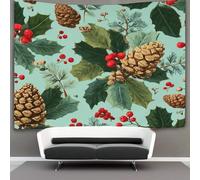 kaiyun Seamless Festive Pattern Tapestry Retro Medieval Style Wall Hanging for Bedroom Home Decor HD Printing Living Room, Dorm 130cmx150cm