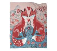 kaiyun Slavic Tails Green Print Love Blanket 3D Printed Throws Suitable Teens Adults Soft Plush Suitable for Holiday Bed Sofa 80x90inch(200x230cm)