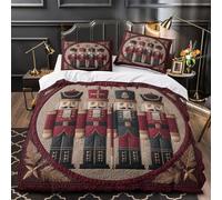 kaiyun Soldiers in Traditional Uniforms 3D Printed Duvet Cover Set,Microfibre Bedding Sets with Pillowcase Comforter Cover for Children Kids Boys Girls Super King（260x220cm）