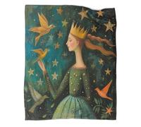 kaiyun Stars, Prince, Birds Throws Cartoon Blankets Super Soft Lightweight Warm Comfortable Sofa Duvet Cover Travel 60x80inch(150x200cm)