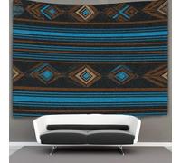 kaiyun Striped Geometric Pattern Tapestry,Native American Art Wall Hanging Decoration for Living Room Bedroom & Dorm 70cmx100cm