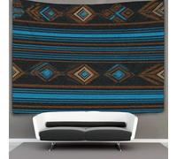 kaiyun Striped Geometric Pattern Tapestry,Native American Wall Art Aesthetic Home Decoration for Living Room Dorm 150cmx200cm