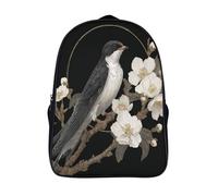 kaiyun Swallows Perched on A White Plum Tree Backpack for Girls Children's Bookbag Lightweight for School Travel Bag,Teen Boys Daypack 39x29x16cm