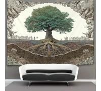 kaiyun The Conspiracy Theory Tree. Decor Tapestry, Wall Art Tapestries Wall Hangings for Living Room Bedroom Dorm 100cmx150cm