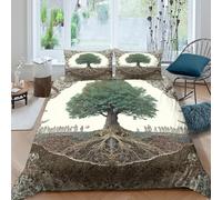 kaiyun The Conspiracy Theory Tree. Duvet Cover 3 Pieces Pattern Printed Bedding Bed Linen Sets with Zipper Closure Soft Microfiber King（220x240cm）