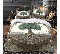 kaiyun The Conspiracy Theory Tree. Duvet Cover Set - Bedding Bed Set Printed Patterned with Pillowcases, Soft Microfiber Quilt Covers Super King（260x220cm）