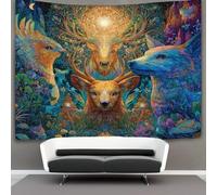 kaiyun The Forest Spirit Is Full of Love And Harmony Decor Tapestry, Wall Art Tapestries Wall Hangings for Living Room Bedroom Dorm 70cmx100cm