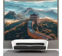kaiyun The Great Wall of China Tapestry Wall Hanging,Landmark Building for Bedroom Decor Birthday Party Celebration Or Garden Backdrop 70cmx100cm