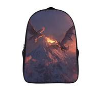 kaiyun The Griffin And The Dragon Fought A Desperate Battle Kids Travel Backpack Kindergarten Schoolbag Bookbag For Girls Boys Baby 16 inch