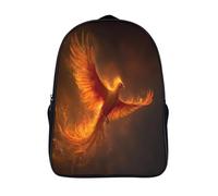 kaiyun The Phoenix Rises from The Flames Backpack School Bags Kids,for Girls,Boys Bookbag for Elementary,Children's Rucksack 16 inch