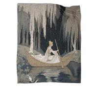 kaiyun The Princess Rowed A Paper Canoe Throws Blankets Super Soft Lightweight Warm Comfortable Sofa Duvet Cover Travel 70x80inch(180x200cm)