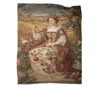 kaiyun The Queen Sat Regally on Her Throne, Holding Her Scepter Blanket - Versatile Warm Bedding Soft And Comfortable Travel Bed Throws And Patchwork Quilts 70x80inch(180x200cm)