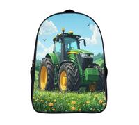 kaiyun Tractor Boys Girls Babies Toddler Backpack Side Hidden Pockets,Farm Style,with Adjustment Buckle Kids Travel Bag For, 16 inch