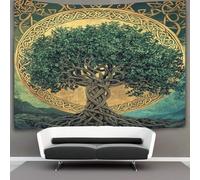 kaiyun Tree of Life Tapestry Celtic Style Tapestries 3D Wall Hanging Home Decorations for Room 150cmx200cm