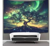 kaiyun Tree of Life Tapestry Northern Lights Wall Hanging Bedroom Home Decor 100cmx150cm