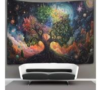 kaiyun Tree of Life Tapestry,Stars Galaxies Tapestry for Wall Hanging,Tapestry for Bedroom Aesthetic Tapestry Home Decorationfor Living Roombedroom 180cmx230cm