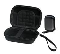 Kaiyzo Camera Case Compatible with Canon Sx740/Sx720/G7x2/G7x3 Small Camera Bag Waterproof Scratch-Resistant Mini Case Includes Mesh Pocket for Memory Cards and Data Cables Black