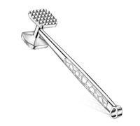 Kaiyzo Double Side Meat Tenderizer, Aluminum Alloy Meat Hammer Tenderiser with Non-Slip Handle, Suitable for Steaks, Chickens, Poultry, and Beef, An Essential Tool for Kitchen Grilling