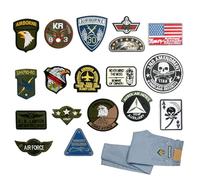 Kaiyzo Iron on Patches for Clothing, 20 Unique Designs, Premium Fabric, Easy Iron on & Sew on, Perfect for Jeans Repair, Jacket Repair, Kids Crafts and Gift DIY (20-Pack)