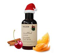 Kaizen Christmas Tree Room Spray - Mulled Wine Scent with Cherry, Cinnamon & Orange Peel - Long-Lasting, Cozy & Spiced Festive Air Freshener for Home, Office, Kitchen & Linen - 100ml Holiday Edition