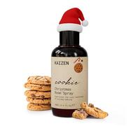 Kaizen Christmas Tree Scent - Cookie Room Spray Fragrance with Sweet Vanilla, Caramel & Sugar Scent - Cozy Holiday Air Freshener for Home & Linen - Long-Lasting Festive Room Fragrance, 100ml