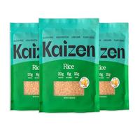 Kaizen Low Carb High Protein (20g) Pasta Rice - Gluten Free, Keto Friendly, Plant-based, Made with Fiber-Rich Lupine Flour - 226g (Pack of 3)