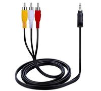 Kaizen TV Lead for Canon EOS 20DA, FV 40, MV30, MV300, MV400, Powershot TX1, PowerShot G3 X Camcorder - AV/AUDIO VIDEO Connecting Cable