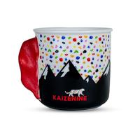 KAIZENINE Rock Climbing Mug Cup Bouldering Finger Strength Gift for Climber Bouldering Coffee Cup Present for Climber Climbing Hold Handmade Lead Climbing Mug Handle Won't Fall Off*