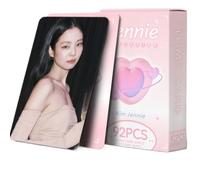 KAIZUKICHIN 92 Korean Stars Bulletproof Teenager 10th BP SK TWICE Peripheral Photo Cards Double-Sided LOMO Cards (94184 - Jennie)
