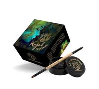 Kajal with Kajal Angular and Gel Tip Brush for All Ages - including Babies, Lead-Free, Waterproof, with Bee Wax & Cow Ghee, No Irritants or Preservatives