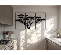 Kajaro - Modern Wall Art Set for Living Room - 3 Pieces, Art Prints - 3 Wall Panels, Modern Decoration, Bedroom Wall Art - Tree Bonsai 1, 150x80cm