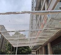 KAJIAO 3 ft 6 10 16 23 30' 36 46 53 60 Foot Long Large Area Secure Load roof net, Utility Commercial Barrier Fence Rope Netting for Sports/Playground/Construction, Easy to Install(5x3ft/1.5x0.9m)