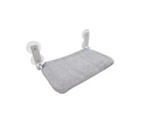 KAJILE Cat Window Bed,Cat Window Hammock Perch with 4 Suction Cups,Space Saving Seat for Cats,Pink and Grey