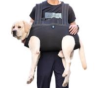 KAJILE Large Dog Backpack,Full Body Sling with Handle,Reflective Chest Harness,Harness Padded,Old Joint Injuries,Arthritis,Hind Leg Support,Black,3XL